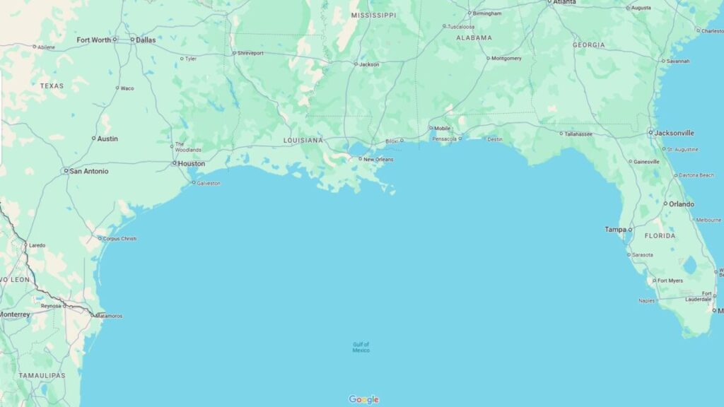 Google goes gaga over the Gulf of Mexico