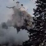 See a garbage truck’s CNG cylinders explode after lithium-ion battery fire