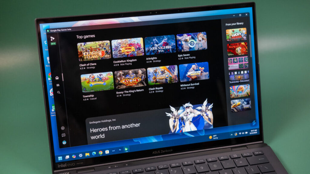 Google is bringing every Android game to Windows in big gaming update