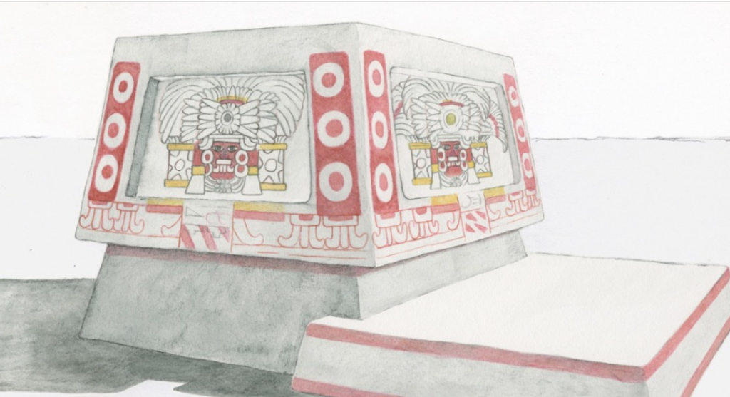 Painted altar in Maya city of Tikal reveals aftermath of ancient coup