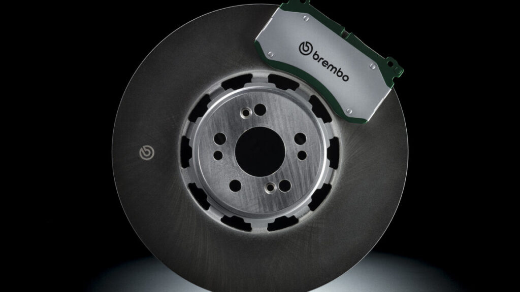 Brembo develops brakes with almost no brake dust and less wear