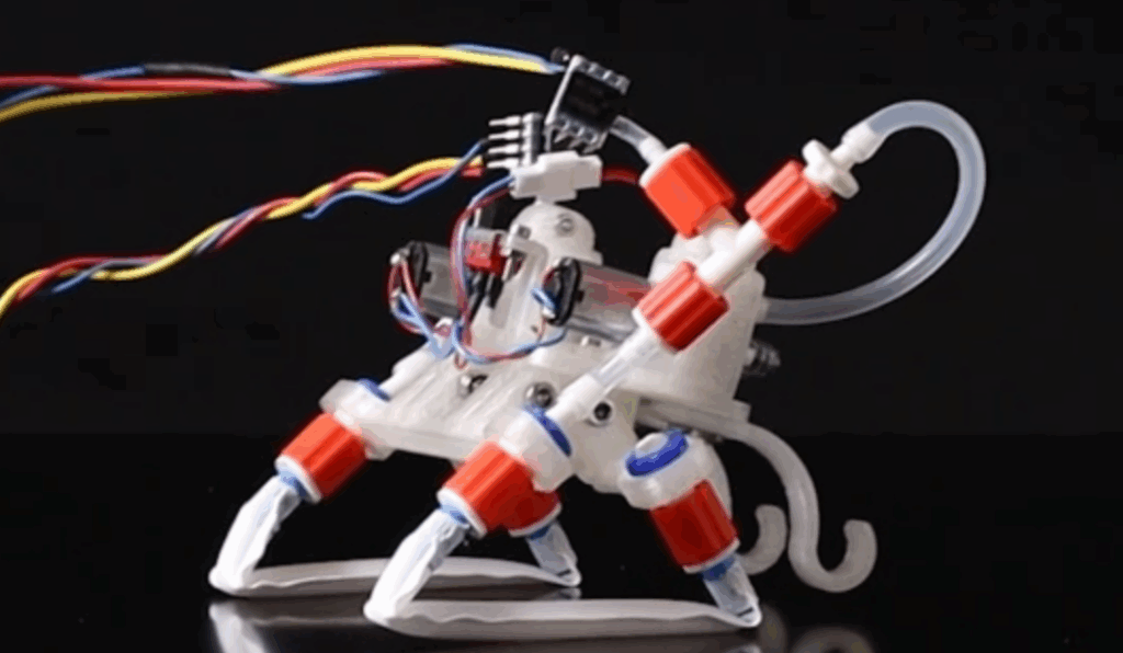Dutch scientists built a brainless soft robot that runs on air