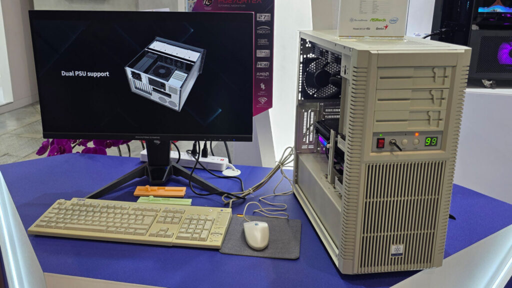 SilverStone is back with a beige PC case that looks just like your crappy old 486