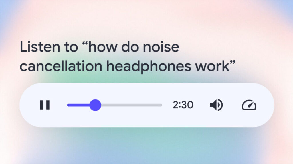 Google can now generate a fake AI podcast of your search results